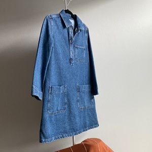 Sz.38 A.P.C. Rue Madame Paris denim dress